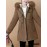 Fluffy Trim Hooded Warm Coat, Casual Zip Up Long Sleeve Winter Outerwear, Women's Clothing