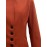 Single Breasted Solid Coat, Elegant Long Sleeve Versatile Outerwear, Women's Clothing